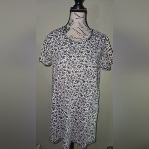 Vintage Tomorrows Mother Sport Maternity T-shirt Top Sz Medium Cap Sleeve Floral